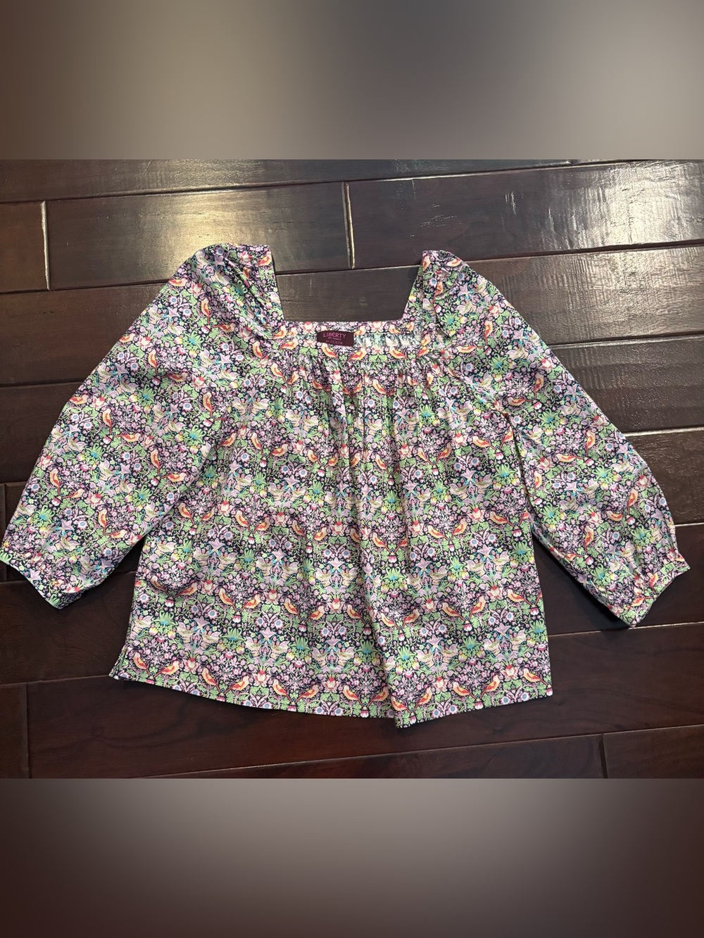 J.CREW x Liberty Art Fabrics Peasant Top - Size 6